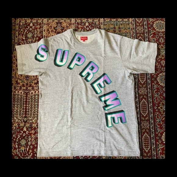 Supreme Other - Gray Supreme logo T-Shirt